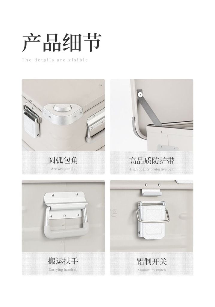 Thùng đựng đồ cắm trại Naturehike NH20SJ034 - Màu be mới