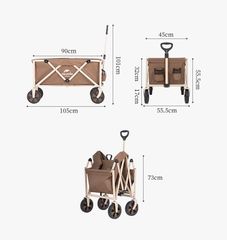 Xe kéo đồ đi cắm trại Naturehike NH20PJ012