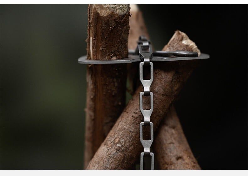 Bộ treo nồi nấu ăn Naturehike NH21SK003 bằng Titanium
