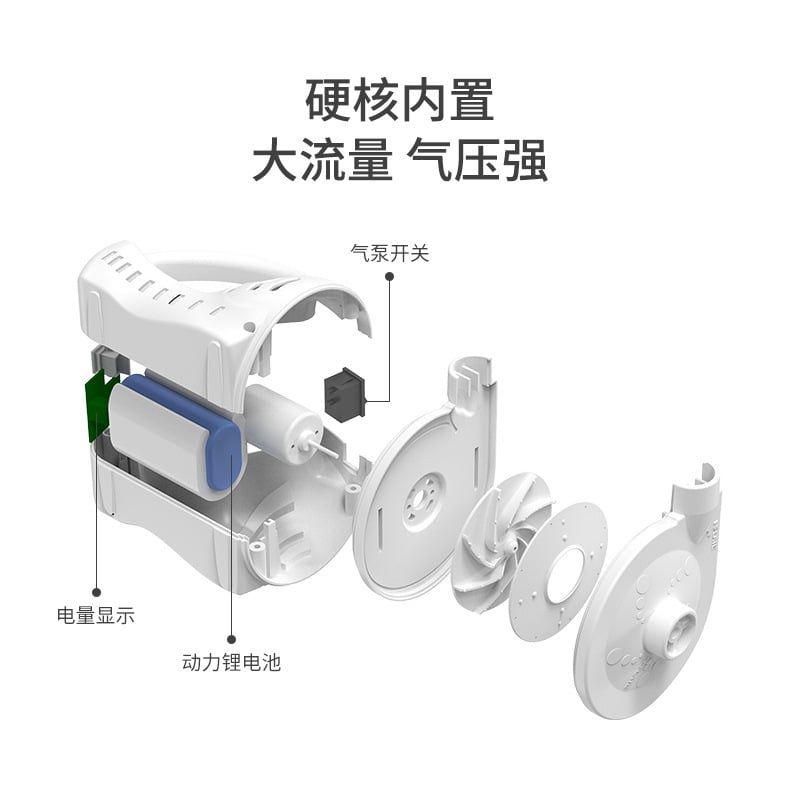 Bơm hơi đa năng Naturehike NH20ZM013 - Pin 2000 mAh
