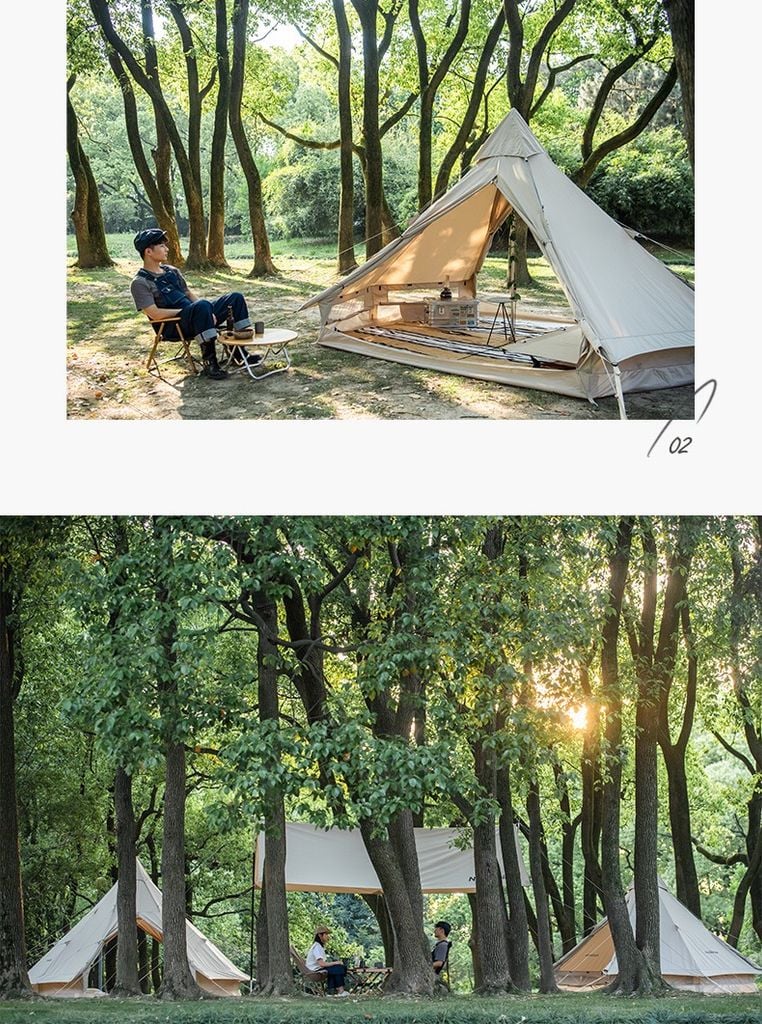 Lều cắm trại NatureHike NH20ZP004 cho 3-4 người