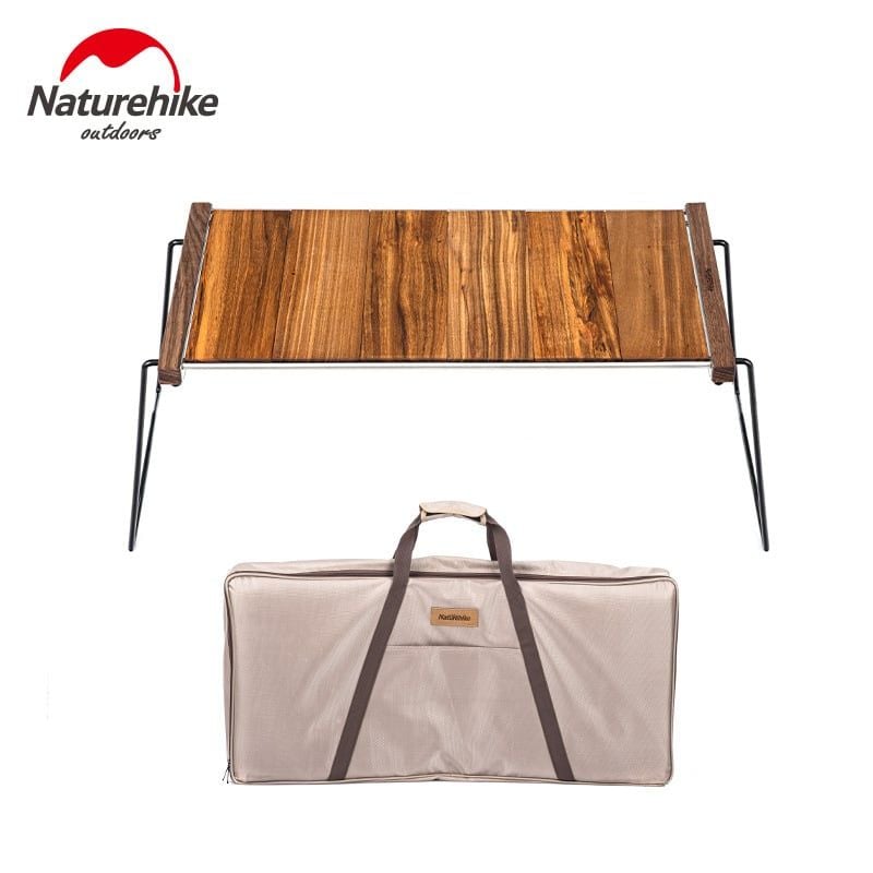 Bàn gỗ khung thép IGT Naturhike NH19JJ105 Glamping