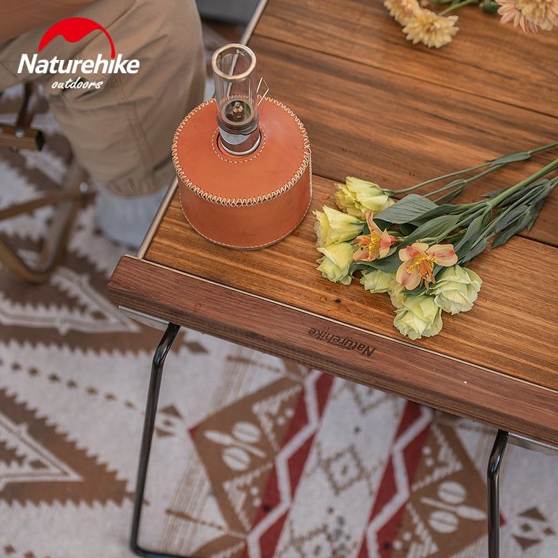 Bàn gỗ khung thép IGT Naturhike NH19JJ105 Glamping