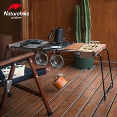 Bàn gỗ khung thép IGT Naturhike NH19JJ105 Glamping