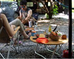 Bàn gỗ gấp gọn Naturehike NH19JJ003 cắm trại - Glamping