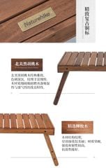Bàn gỗ gấp gọn Naturhike NH20JJ031 gỗ cao cấp