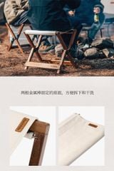 Ghế gấp dã ngoại Naturehike NH20JJ014 từ gỗ tự nhiên