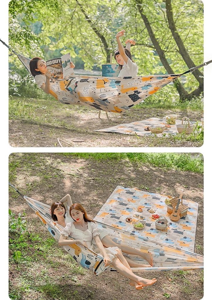 Võng cắm trại Naturehike NH21DC004 có thể bung ra làm thảm