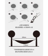 Võng cắm trại Naturehike NH21DC004 có thể bung ra làm thảm