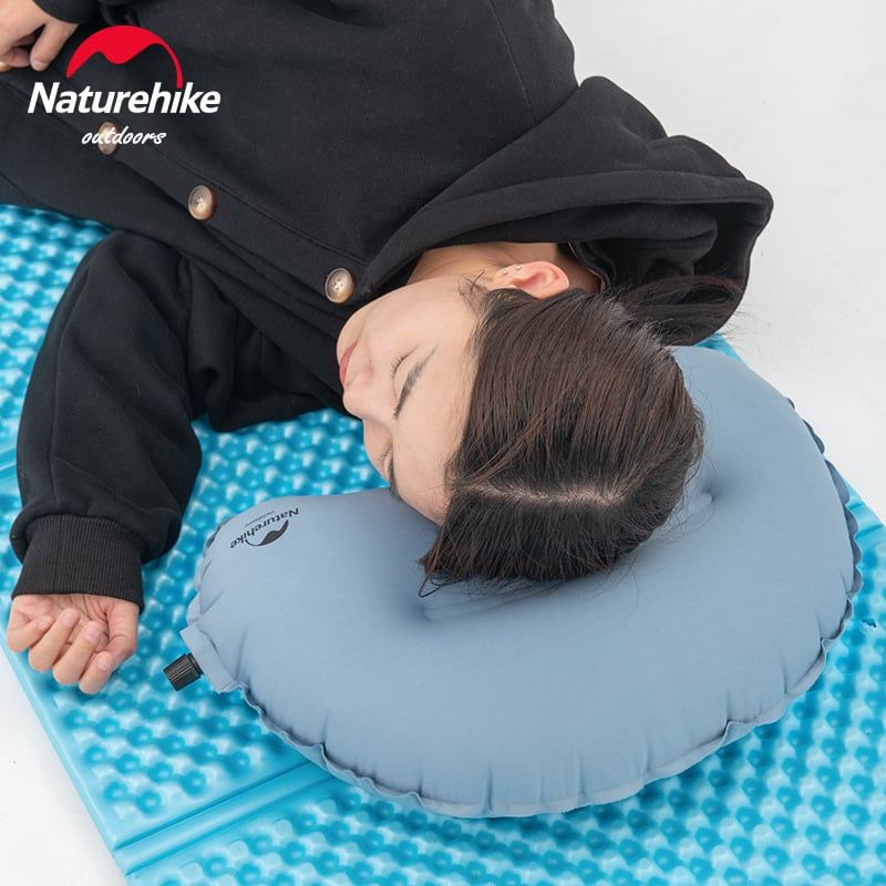 Gối hơi tự phồng du lịch văn phòng Naturehike NH20ZT006