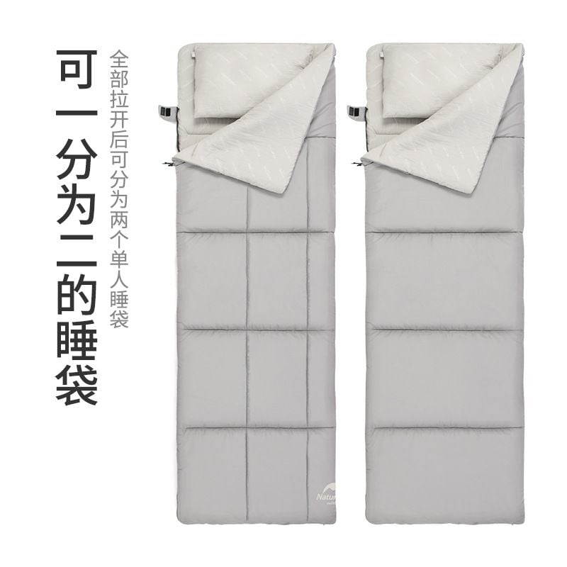Túi ngủ đôi Cotton Naturehike NH21MSD05 có gối bông