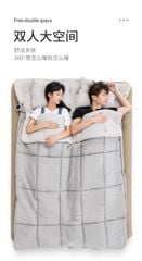 Túi ngủ đôi Cotton Naturehike NH21MSD05 có gối bông