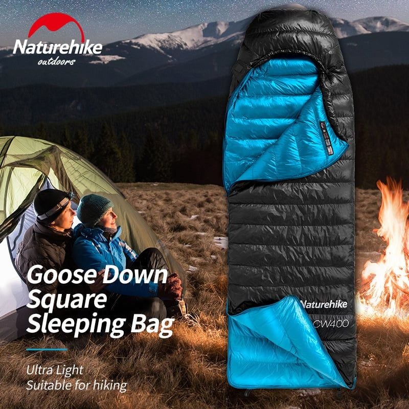 Túi ngủ lông vũ Naturehike NH19W400-Z giữ ấm từ 2 - 7 độ C