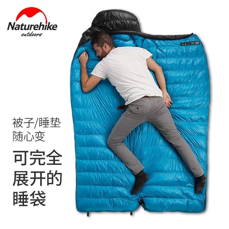 Túi ngủ lông vũ Naturehike NH19W400-Z giữ ấm từ 2 - 7 độ C