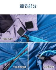 Túi ngủ con nhộng Naturehike NH19YD001 leo núi, Trekking, sinh tồn