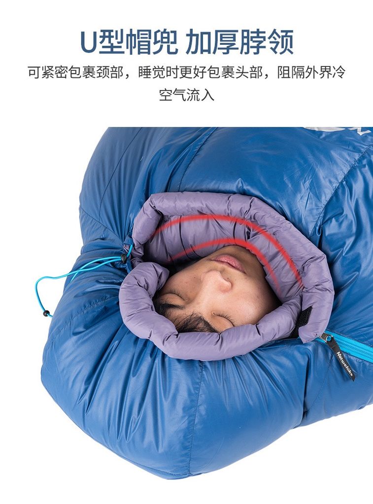 Túi ngủ con nhộng Naturehike NH19YD001 leo núi, Trekking, sinh tồn