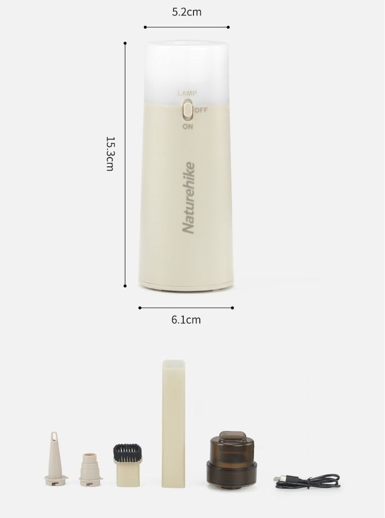 Bơm kiêm máy hút bụi chạy pin Naturehike CNH22DQ003