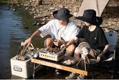 Bộ nồi và bếp gas lẩu nướng Naturehike CNH22CJ007 mang đi cắm trại