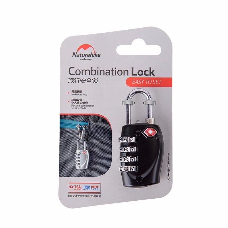 Khoá vali TSA 4 số NatureHike NH23A023-B