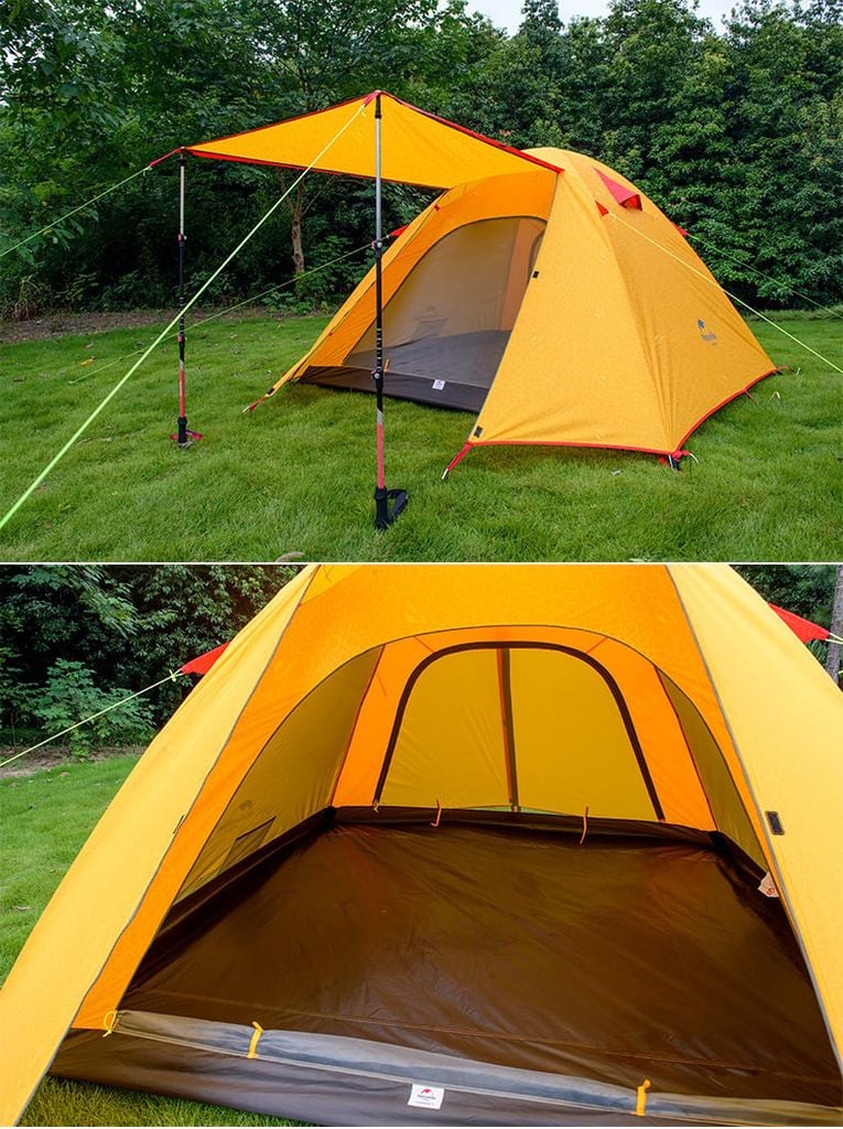 Lều cắm trại 3 người chống nước, UPF 50+ NatureHike NH18Z033-P