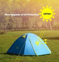 Lều cắm trại 3 người chống nước, UPF 50+ NatureHike NH18Z033-P