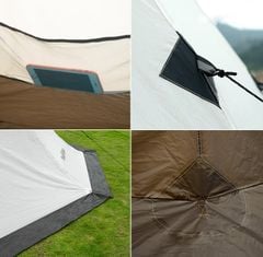 Lều cắm trại chống mưa 4-8 người 2 lớp NatureHike NH17T200-M