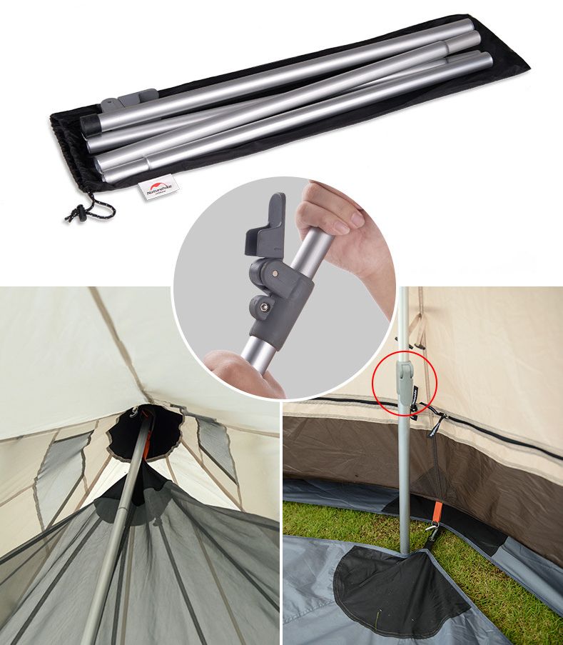 Lều cắm trại chống mưa 4-8 người 2 lớp NatureHike NH17T200-M