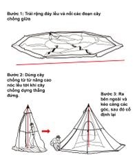 Lều cắm trại chống mưa 4-8 người 2 lớp NatureHike NH17T200-M