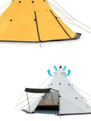 Lều cắm trại chống mưa 4-8 người 2 lớp NatureHike NH17T200-M