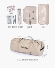 Lều dã ngoại glamping 3-4 người NatureHike NH20ZP003