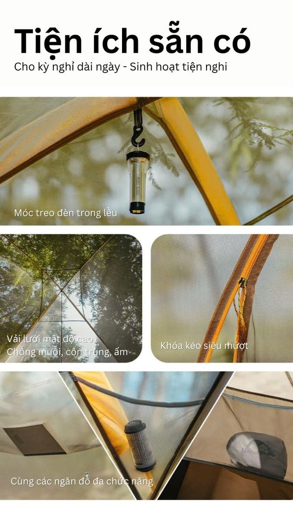 Lều đường hầm du lịch dài ngày Naturehike CNK2450WS031
