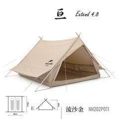 Lều Glamping có mái che nắng mưa Naturehike NH20ZP011