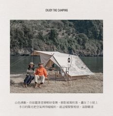 Lều Glamping có mái che nắng mưa Naturehike NH20ZP011