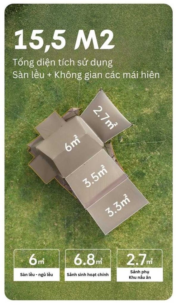 Lều Naturehike New CNK2300ZP021 - Keo cao su Titan đen