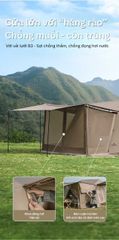 Lều Naturehike New CNK2300ZP021 - Keo cao su Titan đen