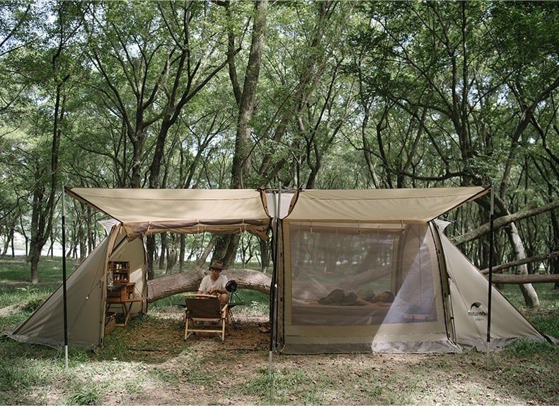 Lều Naturehike Glamping NH20ZP130 không gian đa năng