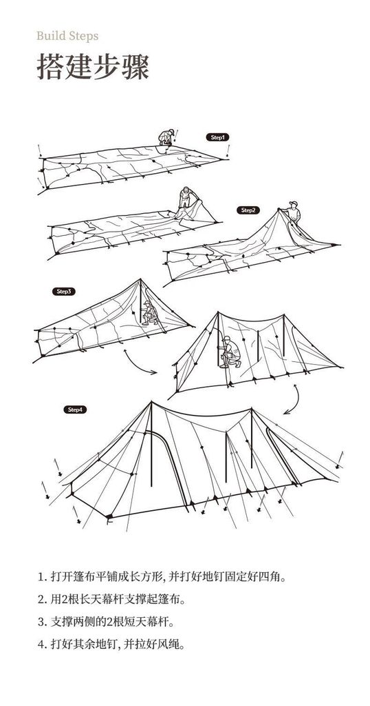 Lều trung tâm 20 – 30 người sử dụng Naturehike NH20TM001 khi đi cắm trại