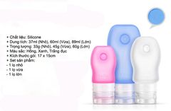 Set 3 lọ chiết mỹ phẩm mini NatureHike NH15F010-Z