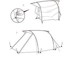 Lều 4 người Naturehike NH19ZP006 - Lều đường hầm đa năng