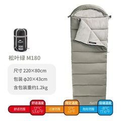 Túi ngủ du lịch - cắm trại - văn phòng Naturehike NH20MSD02/NH17C001-B