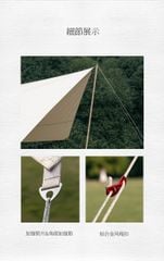 Tấm tăng lục giác Glamping Naturehike NH20TM007