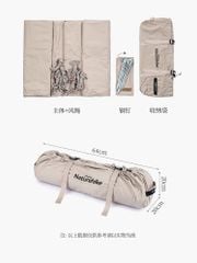 Tấm tăng lục giác Glamping Naturehike NH20TM007