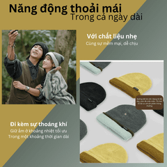 Mũ len giữ ấm nam nữ Naturehike CNH22MZ001