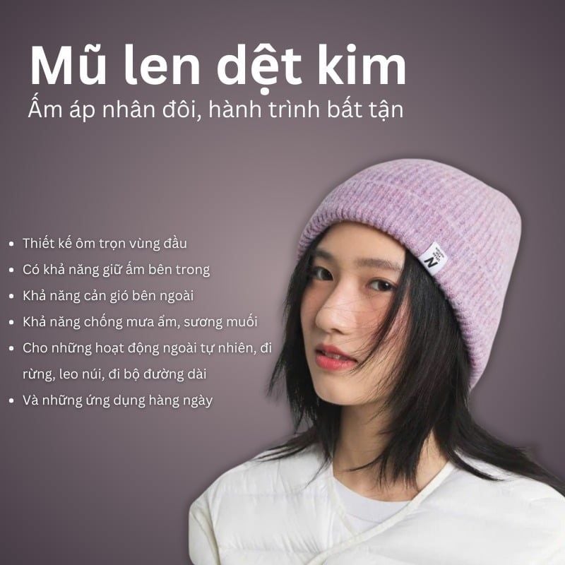 Mũ len chống ẩm Naturehike CYY2341LF015