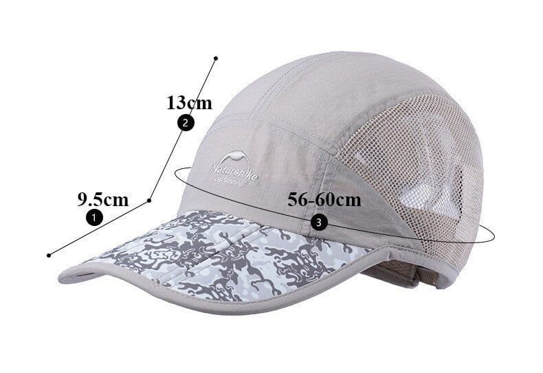 Mũ lưỡi trai chống nắng đa năng, thoáng mát, gấp gọn NatureHike NH16M002-F