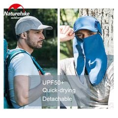 Mũ lưỡi trai Naturehike NH17M113-Z - Kèm vạt che nắng, chắn côn trùng