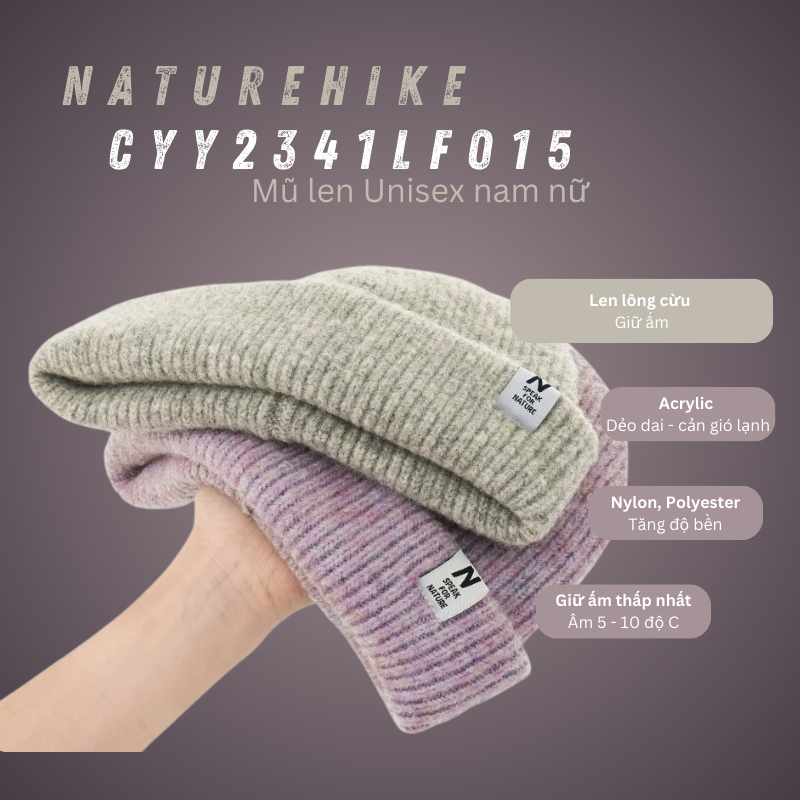 Mũ len chống ẩm Naturehike CYY2341LF015