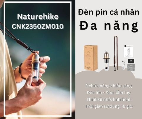 Đèn pin đeo cổ đa năng Naturehike CNK2350ZM010
