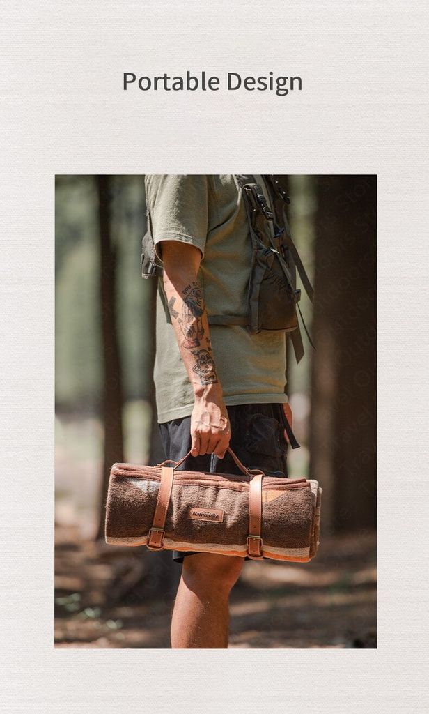 Thảm len đa năng Naturehike NH20FS036 phong cách Vintage