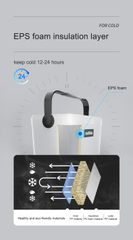 Thùng giữ nhiệt Naturehike NH20SJ021 loại 13l thiết kế quai cầm sử dụng linh hoạt
